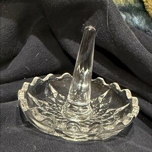Elegant Glass Ring Holder